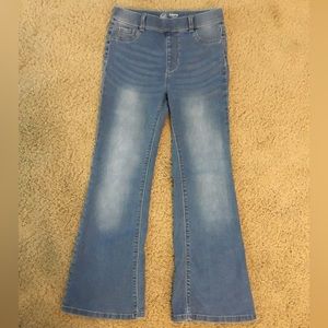 CUTE girls flared jeggings, size L (10-12)